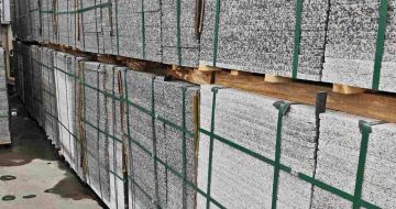 青岛芙蓉白地铺石，石材地铺石