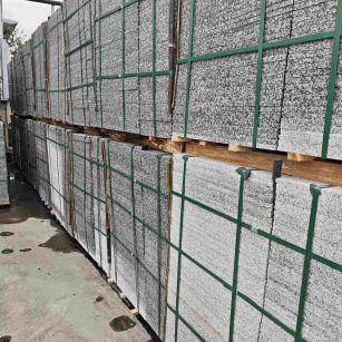 青岛芙蓉白地铺石，石材地铺石