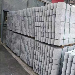 青岛芝麻白树围石 树池