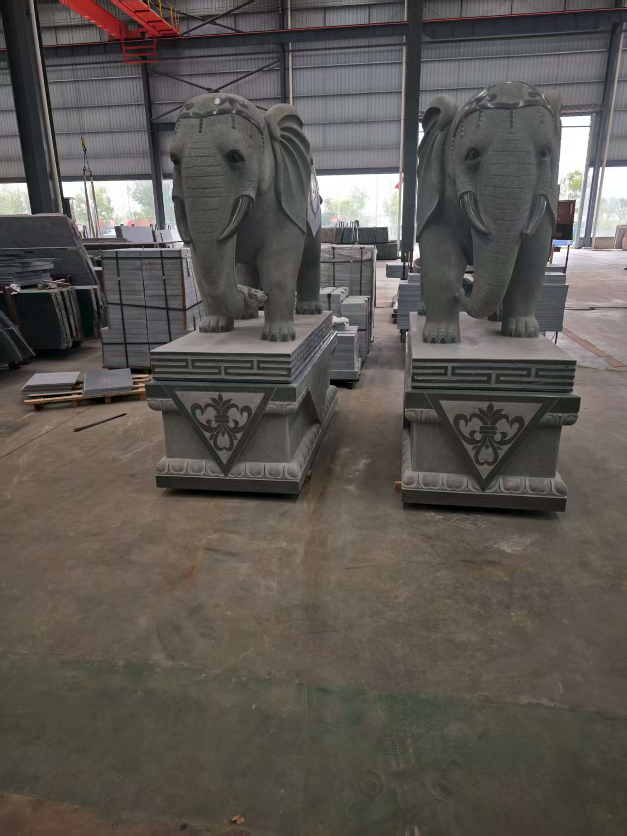 青岛芝麻灰花岗岩对象 芝麻白芝麻灰大象